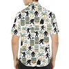 Tropical Bigfoot Summer Palm Tree Beach Hawaiian Shirt S-5XL
