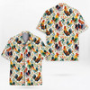 Tropical Rooster Funny Farm Animal Summer Beach Hawaiian Shirt S-5XL