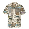 Vintage Fishing Bait and Tackle Retro Fisherman Hawaiian Shirt S-5XL
