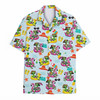 Tropical Alien Surfing UFO Summer Beach Hawaiian Shirt S-5XL