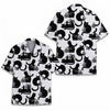 Funny Black Cat Saxophone Jazz Music Summer Hawaiian Shirt S-5XL