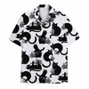 Funny Black Cat Saxophone Jazz Music Summer Hawaiian Shirt S-5XL