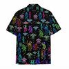 Neon Bigfoot Alien Space Sasquatch Summer Beach Hawaiian Shirt S-5XL
