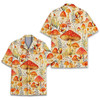 Vintage Mushroom Colorful Fungi Retro Tropical Hawaiian Shirt S-5XL