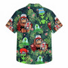 Tropical Bigfoot Alien Sasquatch Summer Beach Hawaiian Shirt S-5XL