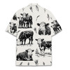 Vintage Hereford Cow Rustic Farm Cattle Hawaiian Shirt S-5XL