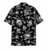 Vintage Skull Retro Gothic Tropical Summer Hawaiian Shirt S-5XL