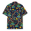 Trippy Space Hippie Alien Rainbow Pattern Hawaiian Shirt S-5XL