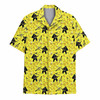 Bigfoot Hunting Banana Funny Sasquatch Jungle Hawaiian Shirt S-5XL