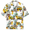 Funny Duck School Bus Sunglasses Summer Beach Hawaiian Shirt S-5XL