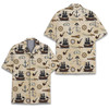 Vintage Pirate Skull Sea Animal Beach Hawaiian Shirt S-5XL
