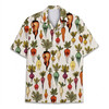 Funny Vegetable Butt Summer Beach Tropical Garden Hawaiian Shirt S-5XL