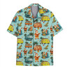 Santa Camper Van Surfing Christmas In July Hawaiian Shirt S-5XL