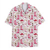 Western Pink Cowgirl Boots Rodeo Country Hawaiian Shirt S-5XL