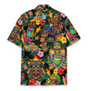 Colorful Tribal Mask Tiki Summer Beach Hawaiian Shirt S-5XL