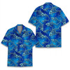 Skeleton Fish Deep Sea Fishing Ocean Beach Hawaiian Shirt S-5XL