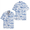 Vintage Cowboy Horses Western Summer Beach Hawaiian Shirt S-5XL