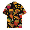 Funny Junk Food Fast Food Pizza Burger Summer Hawaiian Shirt S-5XL