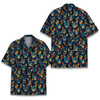 Colorful Cat Face Funny Animal Cat Lover Hawaiian Shirt S-5XL