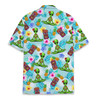 Funny Alien Pineapple Tiki Summer Beach Hawaiian Shirt S-5XL