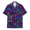 Neon Ocean Marine Life Tropical Beach Hawaiian Shirt S-5XL
