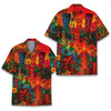 Tiki Hula Volcano Island Luau Party Hawaiian Shirt S-5XL