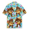 Funny Bigfoot Hot Dog Summer Beach Hawaiian Shirt S-5XL