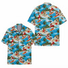 Funny Jesus Surfing Christian Summer Beach Hawaiian Shirt S-5XL