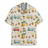 Funny Retro Cat Pizza Taco Food Hawaiian Shirt S-5XL