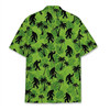 Tropical Bigfoot Sasquatch Palm Tree Leaf Hawaiian Shirt S-5XL
