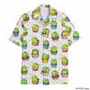Cute Cactus Cat Plant Lover Summer Hawaiian Shirt S-5XL