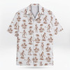 Vintage Alien Summer Beach Short Sleeve Hawaiian Shirt S-5XL
