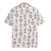 Vintage Alien Summer Beach Short Sleeve Hawaiian Shirt S-5XL