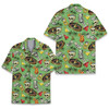 Casino Skull Money Roulette Poker Hawaiian Shirt S-5XL