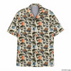 Vintage Fish Print Summer Beach Fishing Hawaiian Shirt S-5XL