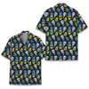 Avocado Pineapple Ice Cream Skull Food Hawaiian Shirt S-5XL