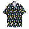 Avocado Pineapple Ice Cream Skull Food Hawaiian Shirt S-5XL