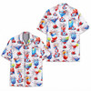 Patriotic Cocktail 4th of July USA Red White Blue Hawaiian Shirt S-5XL