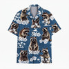 Floral Raccoon Summer Beach Aloha Hawaiian Shirt S-5XL