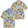 Funny Rubber Duck Floral Summer Beach Hawaiian Shirt S-5XL