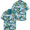 Funny Capybara Surfing Beach Aloha Hawaiian Shirt S-5XL