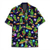 Galaxy Cat Pizza Vintage Hawaiian Shirt S-5XL