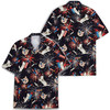 Funny Cat American Flag Fireworks Patriotic USA Hawaiian Shirt S-5XL