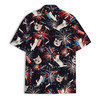 Funny Cat American Flag Fireworks Patriotic USA Hawaiian Shirt S-5XL