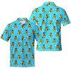 Funny Rubber Duck with Gun Print Men's Polo Shirt S-5XL