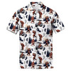 Funny Bigfoot Sasquatch Play Golf Men's Polo Shirt S-5XL