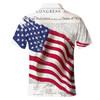 Retro American Flag Vintage Men's Polo Shirt S-5XL