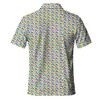 February Festival Mask Valentine Lips Kiss Print Men's Polo Shirt S-5XL