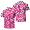 Funny Pink Boobs Pattern Golf Men's Polo Shirt S-5XL