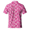 Funny Pink Boobs Pattern Golf Men's Polo Shirt S-5XL